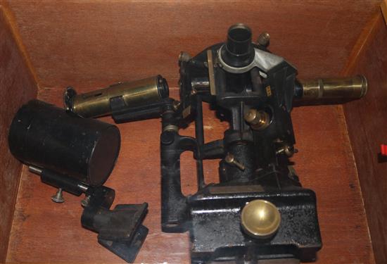 Spectroscope with qty of lenses & equipment